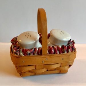 Longaberger Salt & Pepper Basket (basket only) ‘99